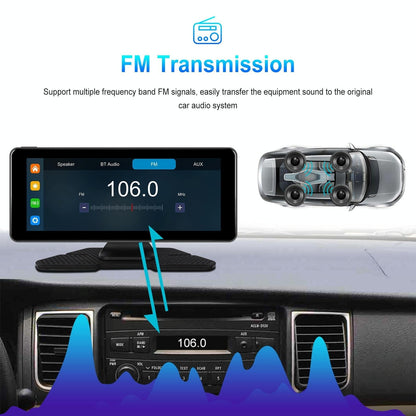 6.86 Inch 4K Dvr Smart Screen Player - Compact & High-Resolution - Standard + Reversing Camera