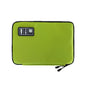 Portable Multifunctional u Disk Storage Bag for Mobile Phone Accessories - Green
