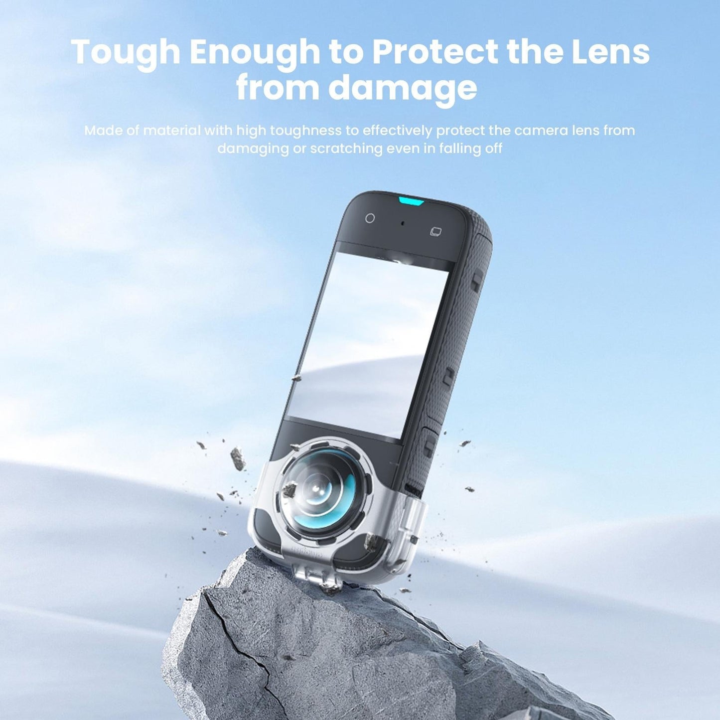 Amagisn Protective Lens Guard for Insta360 X3 Camera - Lens Guard+Case