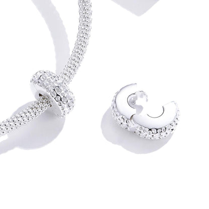 925 Sterling Silver Simple Bead Pendant For Diy Bracelets And Necklaces