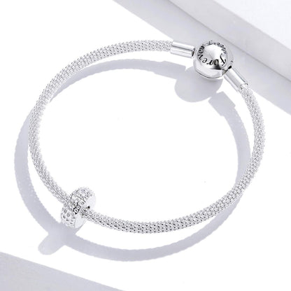 925 Sterling Silver Simple Bead Pendant For Diy Bracelets And Necklaces