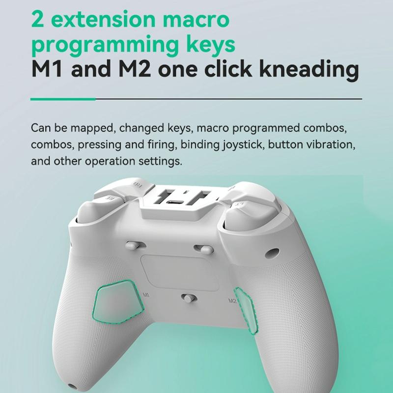 Wireless Bluetooth Game Controller For Switch Ios Android Pc Ps3 Ps4 - Black - Star White