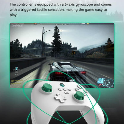 Wireless Bluetooth Game Controller For Switch Ios Android Pc Ps3 Ps4 - Black - Star White