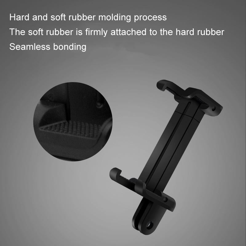 70cm Straight Pull Selfie Stick for Sports Cameras with 3 Jaw Screw - Rod+1/4 Turn 3 Jaw+Screw+Phone Clip