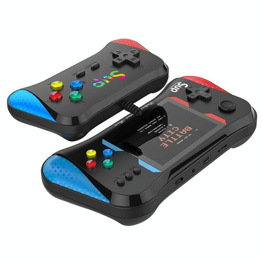 Double-Black Handheld Game Console With 3.5-Inch Screen