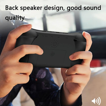 Double-Black Handheld Game Console With 3.5-Inch Screen