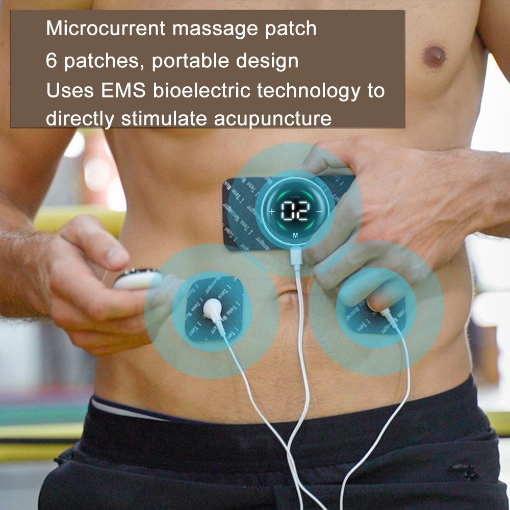 Ems Cervical Massager Patch Full Body Pulse Therapy - Single Host Without Remote