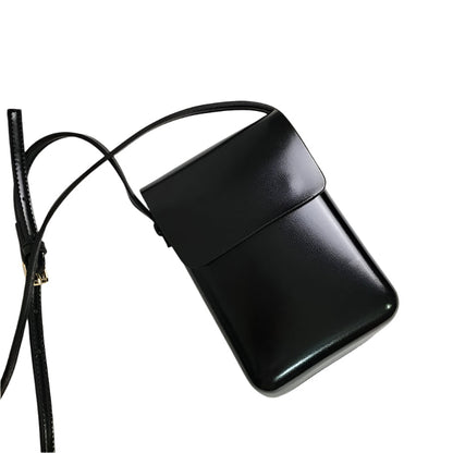 Black Versatile Single Shoulder Crossbody Phone Bag