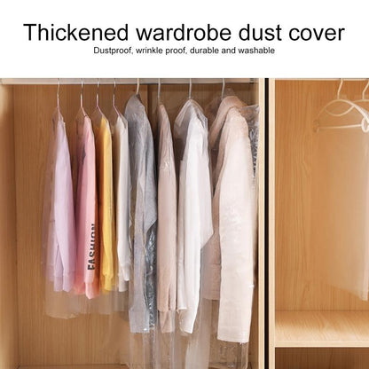 100 Disposable Transparent Dust Bags - 60X100Cm - Pp Material