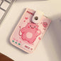 Large Capacity Pull Out Card Holder Pink - Pink