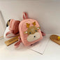 Adorable Bear Schoolbag For Kids - Cartoon Design - Deer Pink