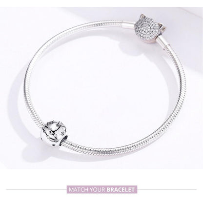 925 Sterling Silver Diy Zodiac Bracelet Beads Gemini Style - Gemini