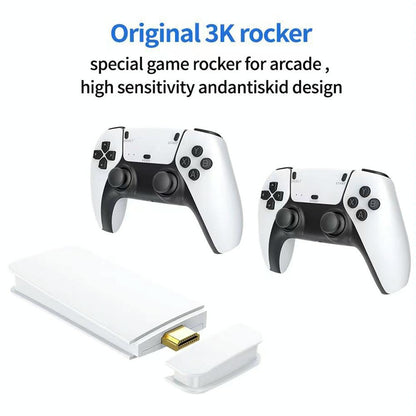 4K Dual Handle Game Console With 30K Games Hdmi And 128G Storage - M15 128G 30000 Games