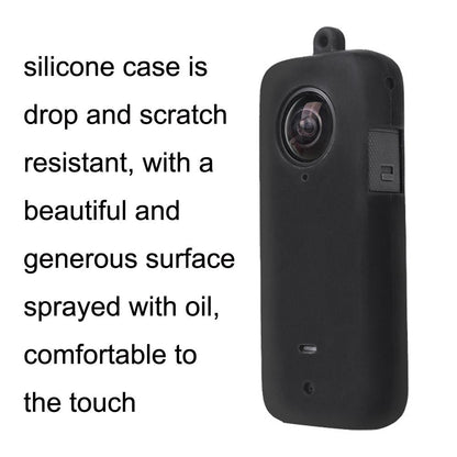 Silicone Protective Case with Lanyard for Insta360 one X2