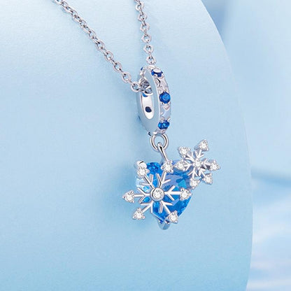 925 Sterling Silver Diy Winter Snowflake Bracelet Bead Set