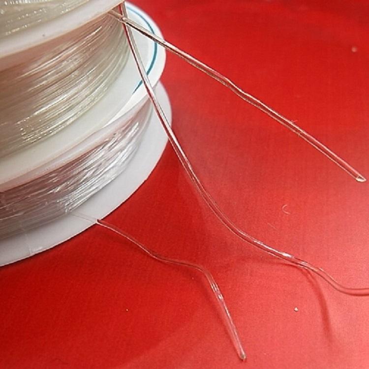 5 Piece Clear Elastic Fishing Line For Diy Jewelry 0.7Mm