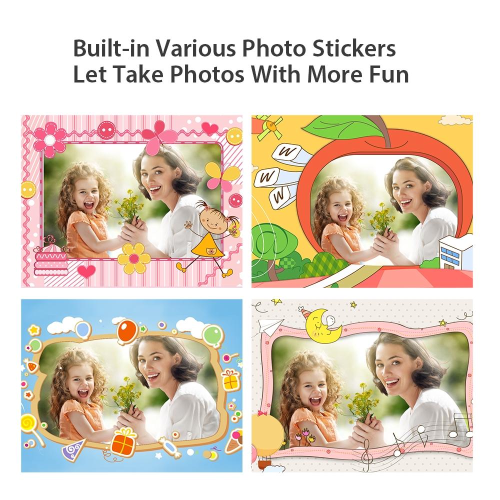 2.0-Inch 4X Zoom Hd Digital Camera For Kids - Blue - Pink