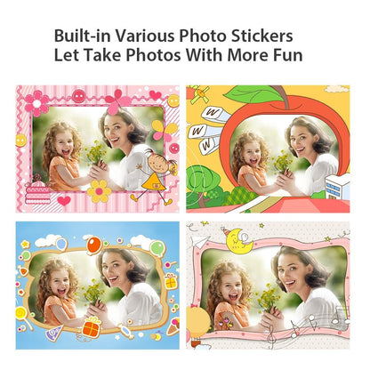 2.0-Inch 4X Zoom Hd Digital Camera For Kids - Blue - Pink