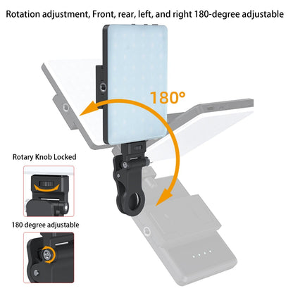 Portable 5W Fill Light For Mobile Live Broadcast - V11Se Cool & Warm