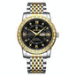 Diamond Dual-calendar Luminous Quartz Watch - B2202 - Inter-Gold-Black