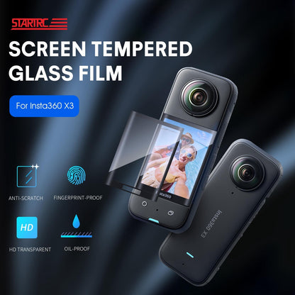 2-pack Soft Film for Insta360 X3 - Curved Hd Explosion-proof