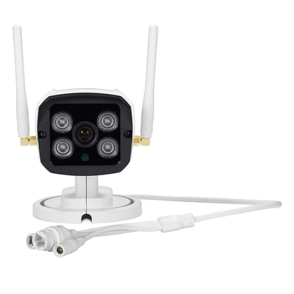 Hd Wifi Ip Bullet Camera With Motion Detection Audio Alarm & Tf Card Support - 1 / 4 Inch H.264 1.0 Megapixel