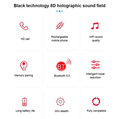 Wireless Touch Earbuds with Magnetic Charging Case