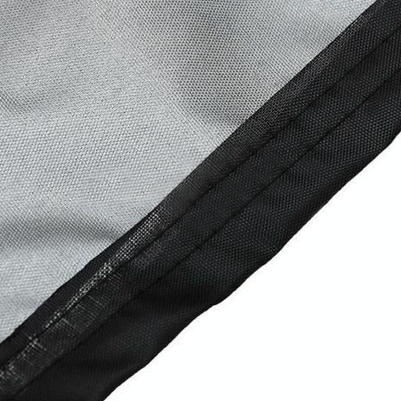 Outdoor Furniture Set Cover - Waterproof Anti-Uv Dust-Proof - 210D Oxford Cloth - 242X162X100Cm - Black