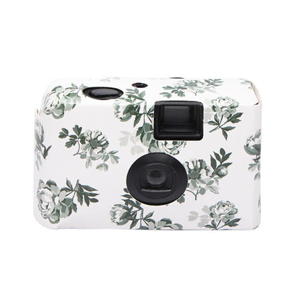 Retro Peony Disposable Mini Camera with 17 Films