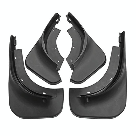 For Volkswagen Touareg 2005-2010 4Pcs / Set Car Auto Soft Plastic Splash Flaps Fender Guard Without Wheel Eyebrow