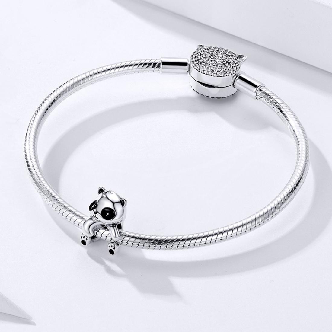925 Sterling Silver Beaded Diy Bracelet With Beads