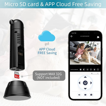 Mini Infrared Camera With Remote For Home Security