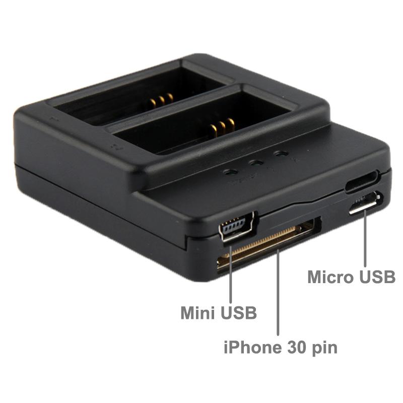 Gopro Hero 3 Battery Charger - Compatible with Ahdbt 301 / 302