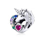 925 Sterling Silver Diy Unicorn Bracelet With Beads