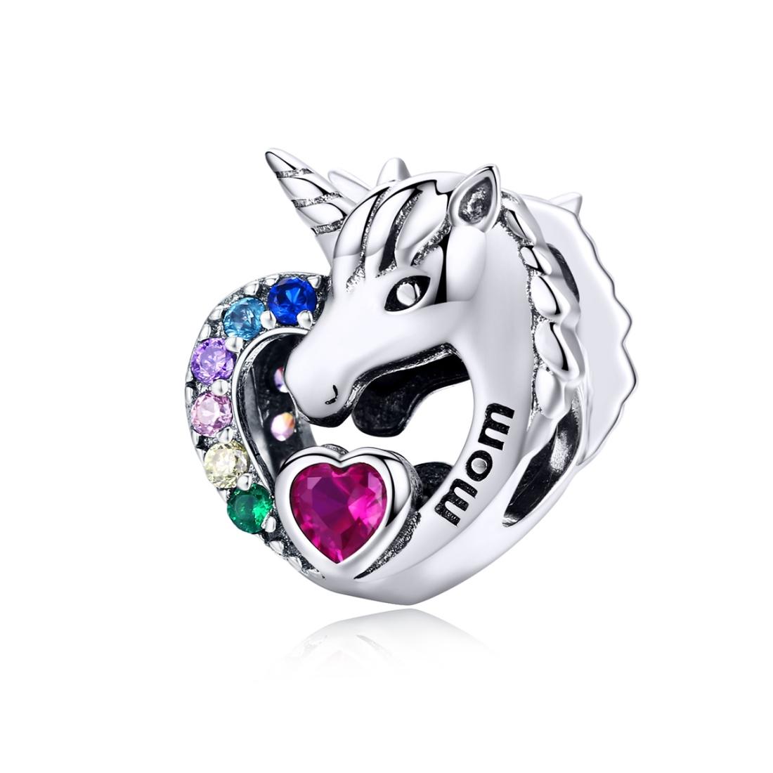 925 Sterling Silver Diy Unicorn Bracelet With Beads