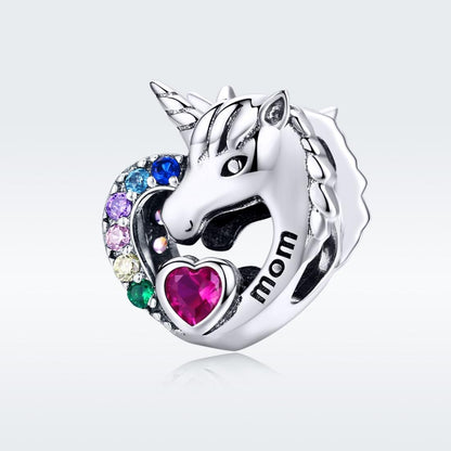 925 Sterling Silver Diy Unicorn Bracelet With Beads