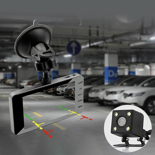 Full Hd 1080p Car Dvr with 170 Degree Wide Angle - 4 Inch Screen