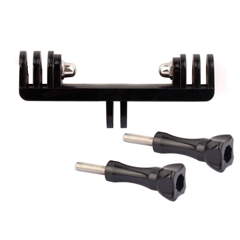 Universal Double Bracket Mount for Gopro Hero11 - Screw Adapter
