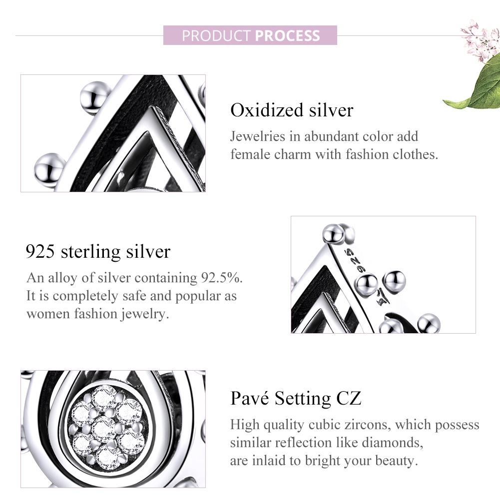 925 Sterling Silver Lotus Bud Beads For Diy Bracelets & Necklaces