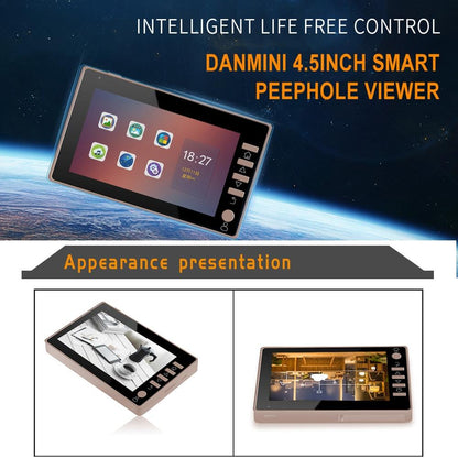 4.5 Screen Security Camera With Night Vision & Motion Detection - Tf Card Support