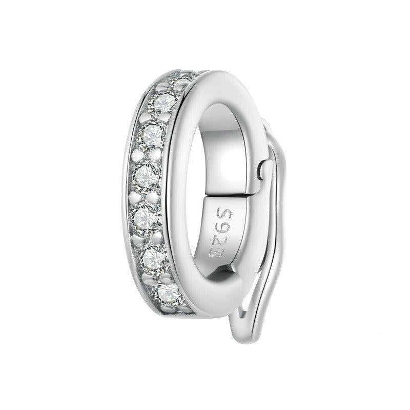 Universal Buckle Spacer Bead Platinum Plated