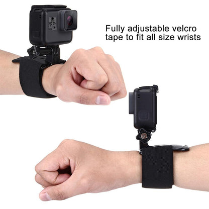 Universal Adjustable Action Camera Mount - Strap Length 28.5Cm