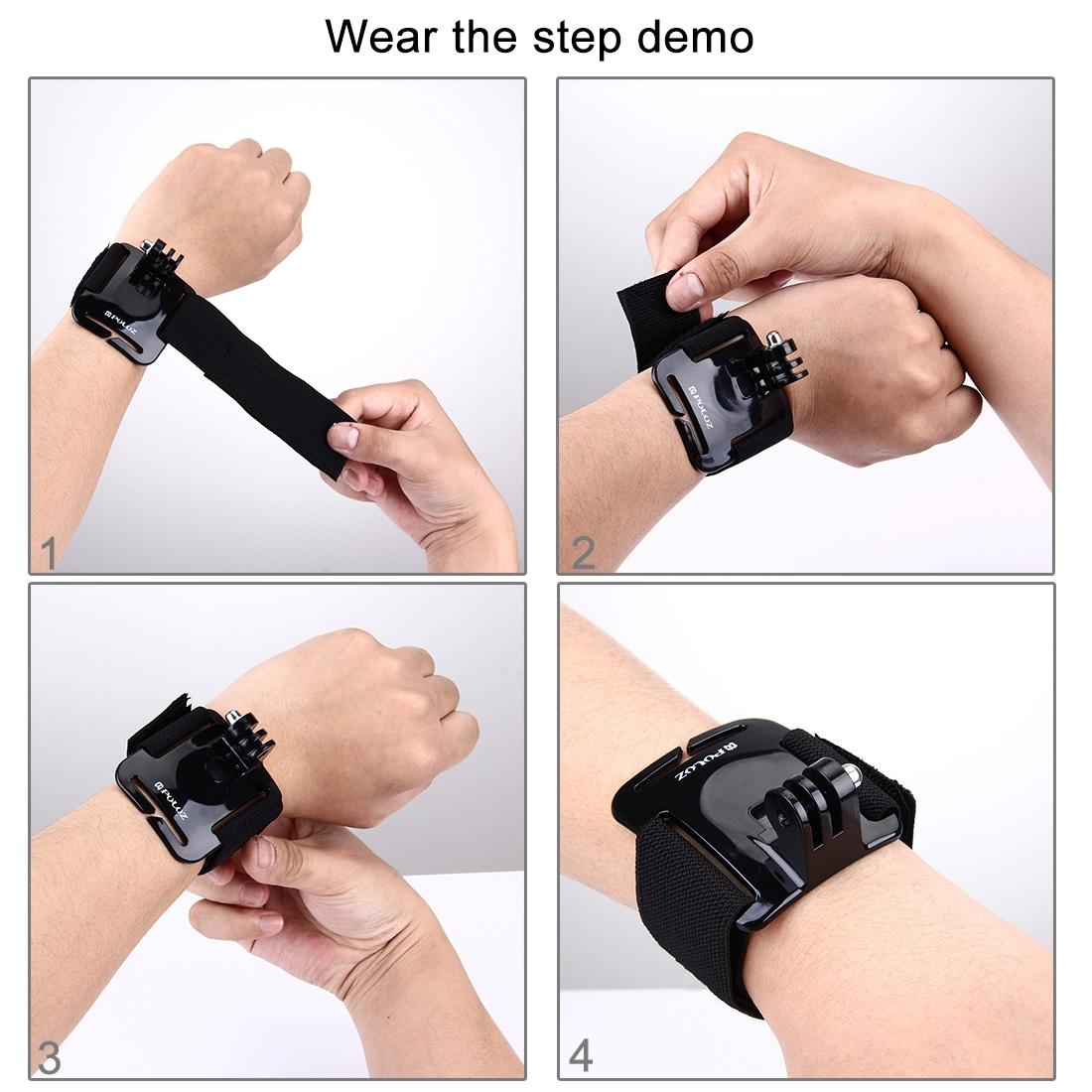 Universal Adjustable Action Camera Mount - Strap Length 28.5Cm