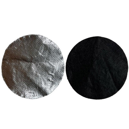 100-Pack Fireproof Cotton Pads For Incense Burners And Mosquito Coils - 6Cm