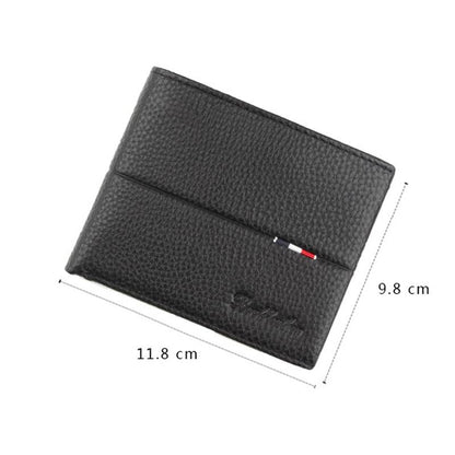 Rfid-blocking Men Wallet with Card Holder by Baweisi - Black