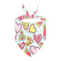 Cute Pet Triangle Towel Bib Cartoon Cats And Dogs Drool Towel Scarf - Size 01 - 04