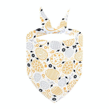 Cute Pet Triangle Towel Bib Cartoon Cats And Dogs Drool Towel Scarf - Size 01 - 04