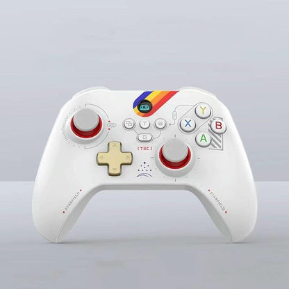 Wireless Bluetooth Game Controller For Switch Ios Android Pc Ps3 Ps4 - Black - White+Bracket