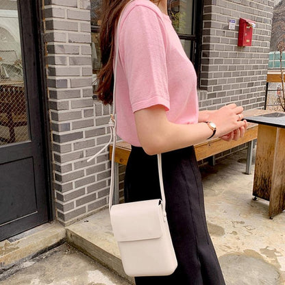 Brown Vertical Crossbody Phone Bag Versatile & Fashionable