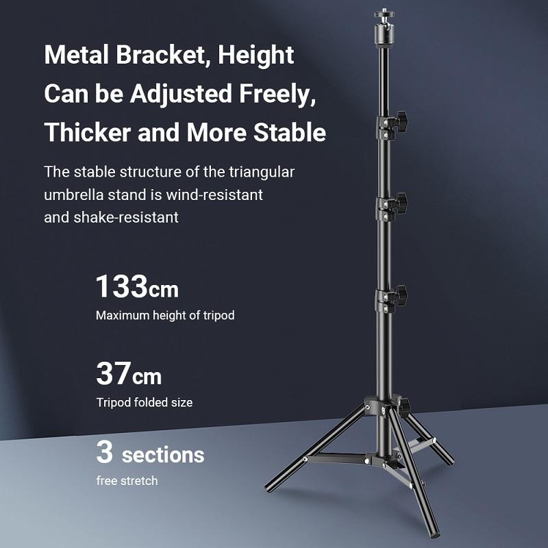 Live Portrait Soft Light Dual Bracket with Four-colour Fill